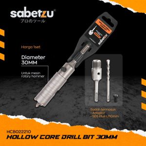 SABETZU Mata Bor Bobok Tembok Beton Dinding Btu Bata Hollow Core Bit Diamond Set Adaptor Panjang L110MM - Mata Bor SDS Plus Rotary Hammer Core Bit 30MM 35MM 40MM 45MM 50MM 55MM 60MM 65MM 70MM 75MM 80MM 85MM 90MM 95MMM 100MM 110MM 120MM 130MM 140MM 150MM