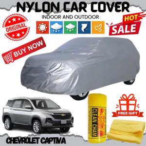 Waterproof Nylon Car Cover for CHEVROLET CAPTIVA High Quality and Lightweight Cover with Chamois towel