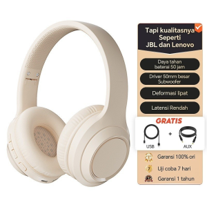 Headphone M6 Bluetooth 5.3 Dual Mode HIFI Bass Stereo Noise Reduction Headset Earphone Nirkabel Headset Gaming dengan Mikrofon TOP