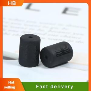 HB 12 Zodiac Beads Charms Matte Black Onyx Constellation Beads Cylinder Pendant