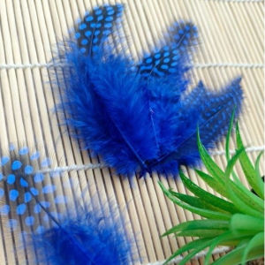 Bulu polkadot bulu owl warna warni hias 10pcs berbagai macam warna