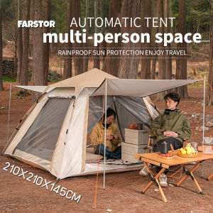 Outdoor Camping Tent 2-5 people Double Layer Tent automatically open Waterproof Tent