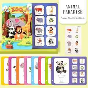 2026 Montessori Baby Busy book My First Quiet Book Paste Early Learning Education Toy Children Toy Matching Game for Babies 2 3 Year
