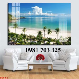 Tranh gạch 3d đẹp cảnh biển