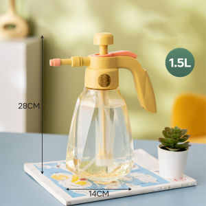 Large Pressure Watering Can 1.5L Large Capacity Flower Sprayer Pressure Water Can Sprayer Planting Garden Watering Irrigation