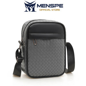 MENSPE Mens Shoulder Bag PU Waterproof Messenger Bag Handbag Lightweight Large Capacity Business Bags Casual Travel Sport Street Cross Body Bags
