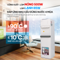 Cây nước nóng lạnh Nhập Khẩu Fujihome WD606ES, bình lọc máy lọc nước nóng lạnh mini uống tiết kiệm điện. 