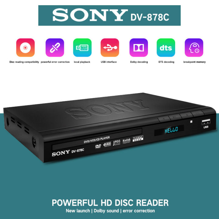 SONY DVD Player 1080P HD Multi System Region original DVD Player 100