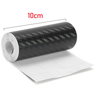 3D Carbon Fiber Car Sticker DIY Paste Protector Strip Auto Door Sill Side Mirror Anti Scratch Tape Waterproof Protect Film