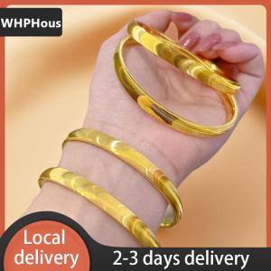 [COD] WHPHous Ship within 24 hours Cats Eye Bracelet With Wavy Pattern For Woman Luxury Bangle Party Banquet Jewelry Gift
