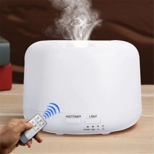 SG Ready Stock Muji Style Diffuser/Ultrasonic Diffuser/Air Humidifier/Aroma Diffuser/Aromatherapy Essential Oil Diffuser with 7 Different Colours Setting 500ml