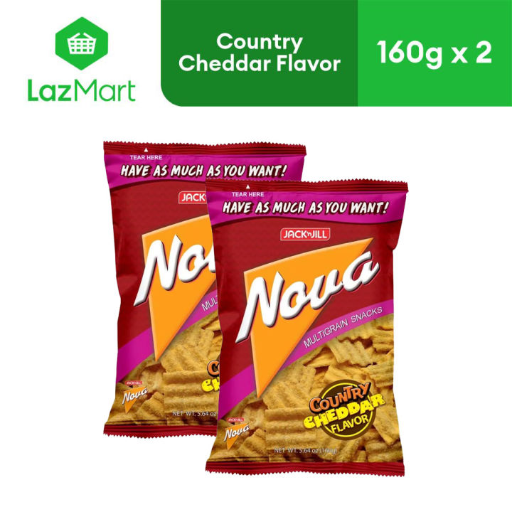 Nova Country Cheddar 160g - Pack of 2