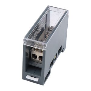 1 in 2/4/6 Out DIN Rail Terminal Connectors Distribution Blocks Box 150A/200A Universal Power Junction Case for Household Appliances Workshop Motors