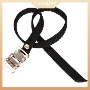 [CANAMEK] 1PC Pedal Straps Bicycle Feet Strap Bike Strap Toe Clip Strap Black
