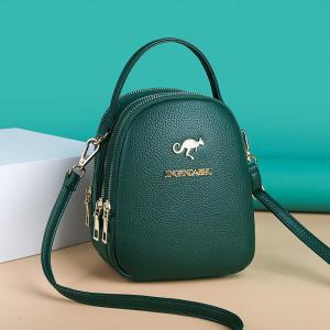 QNQN กระเป๋าสะพายไหล่ PU สำหรับผู้หญิงแฟชั่นสามชั้นช้อปปิ้งกระเป๋าสะพายไหล่ 2025 สุภาพสตรีกระเป๋าสะพายไหล่ลำลองขนาดใหญ่ความจุกระเป๋า