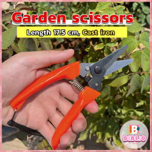 BIBLIO BIBLIO Garden Pruning Grafting Shears Gardening Cast Iron Scissors Plant Flower Fruit Tree Branch Hands Pruner Cutter