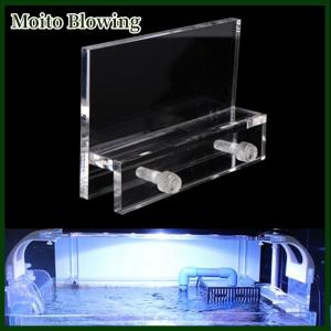 Moito 1pc Aquarium Clear Fish Tank LED Light Holder Lamp Fixtures Support Stand Decorations