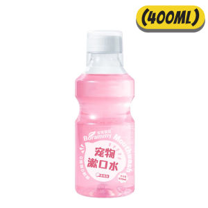 Furiri 400ml Borammy Pet Cat Dog Edible Mouthwash Remove Bad Breath Pet Teeth Oral Cleaning Remove Tartar Antibacterial