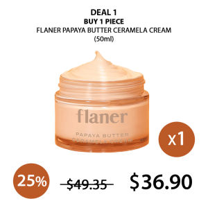 (FLANER) Papaya Butter Ceramela Cream 50ml - COCOMO