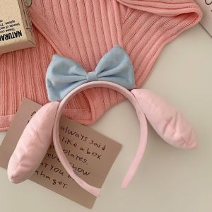 Sanrio Anime Cinnamoroll Pom Pom Purin My Melody  Kawaii Cute Girl Cartoon Hair Band Wash Face Mask Headband Fashion Girl Gift