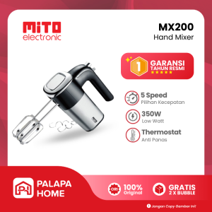 MITO Hand Mixer MX200 Mikser Tangan MX 200 Original | Mitochiba Handmixer Pengaduk Adonan Kue