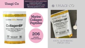 Hydrolyzed Marine Collagen Peptides with Hyaluronic Acid and Vitamin C Unflavored 206 g