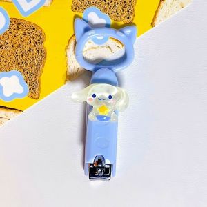 การ ์ ตูน Sanrio Kuromi My Melody กรรไกรตัดเล ็ บน ่ ารัก Cinnamoroll Pochacco แบบพกพาเด ็ กเล ็ บ Clippers สาวหัวใจเล ็ บเครื ่ องมือ