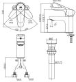 Vòi chậu rửa mặt, Vòi lavabo nóng lạnh INAX LFV-1112S - Chính hãng - Bảo hành 2 năm - Cốm Store. 