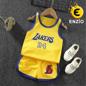 Setelan Baju Anak SINGLET BASKETBALL 1-4 Tahun