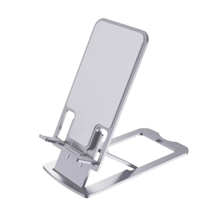 Aluminum Phone Stand Angle Height Adjustable Phone Tablet Support Mount Desk Phone Holder Shockproof Desktop Holder