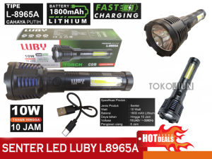 Senter LED Super Terang Flashlight Multifungsi LUBY L8965A