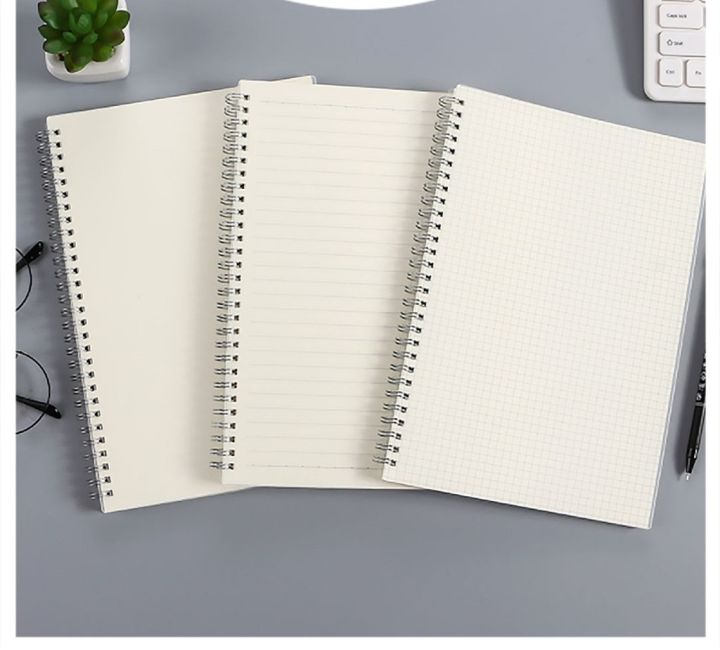 B5 A5 A6 160 Pages Blank Grid Line Matte Cover Notebook