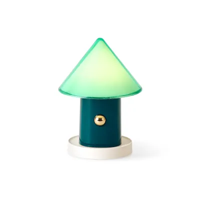 [LUMENA] SPACE S | Wireless Mini Portable Lamp | Aesthetic Bedside Night Light | 3 Color Dimmable Mood Lamp | Home Decor Table Light + Charging Cradle