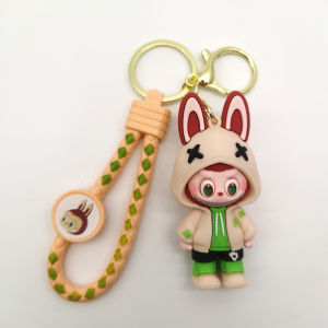 ลาบูบู้ Labubu พวงกุญแจ ขนาดเล็ก กันสูญหาย จี้ห้อยรูปการ์ตูน เนื้อดี ทนทาน เกรดพรีเมียม