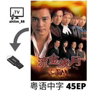 USB Classic Drama Cantonese 2 in 1 流金岁月 + 富贵门 罗嘉良 经典港剧 粤语