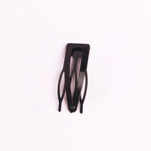 🔥🔥Roman Holiday Metal Snap-fastener Hair Clip Double-grip Hairpin Women Children Side Bangs Clip Simple Black BB Clip Fashion Curly Hair Tool Hair Accessories