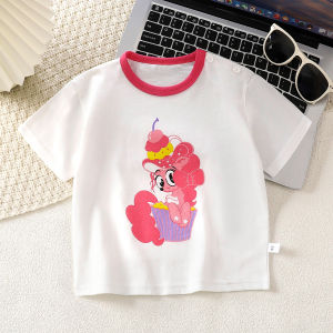 เสื้อยืดเด็ก ผ้าฝ้ายแท้ แขนสั้น เด็กชาย ฤดูร้อนใหม่ เสื้อผ้าเด็กทารกฤดูร้อน เสื้อผ้าเด็กผู้หญิง เสื้อผ้าเด็ก145