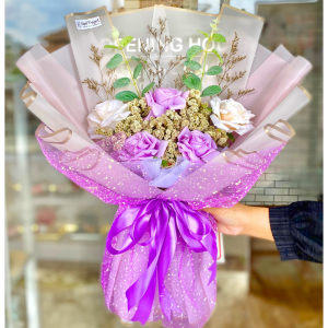 Buket Bunga Aesthetic Tunangan Lamaran Enggagement Pernikahan Wedding ukuran Besar Jumbo | Bernadette Series