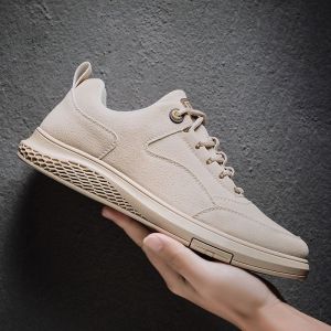 MIKEJIE Giày Thể Thao Nam Giày Da Nam Cổ Thấp Cổ Da Lộn Bán Chạy