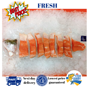 🔥BEST DEAL🔥 FRESH Norway Salmon trout Sashimi Grade 4 to 5kg WHOLE PCS 挪威三文鱼 *PRE ORDER *