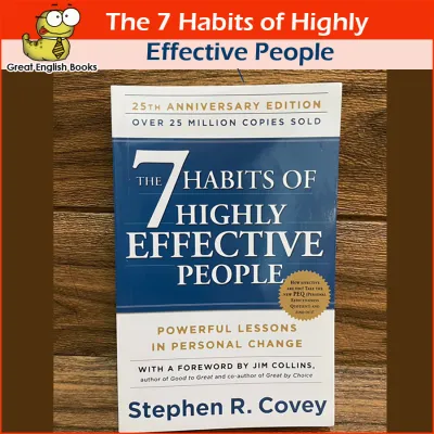 (In Stock) พร้อมส่ง หนังสือภาษาอังกฤษ The 7 Habits of Highly Effective People by GreatEnglishBooks 7 อุปนิสัยที่ช่วยเราอยู่รอดได้ในทุกวิกฤต