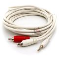 Dây 3.5 ly sang 2 đầu hoa sen, 01 dây dài 5m 3ly ra av dây phát nhạc điện thoại máy tính latop tivi pc. 