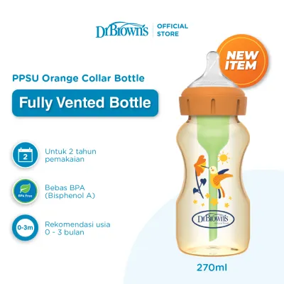 Dr. Browns 5oz/9oz PPSU Wide Neck Options+ Deco / Botol Susu
