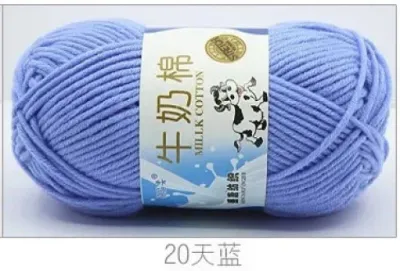 50g/Set Milk Cotton Yarn Fine Quality Hand-Knitting Thread Soft Warm DIY Cotton Threads Baby Wool For Hand Knitting Crochet Yarn