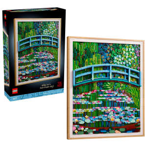 [BrickStory] LEGO Art Claude Monet – Bridge over a Pond of Water Lilies (31220)(3179 pieces)