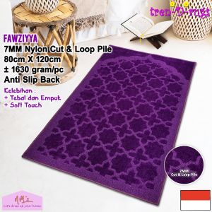 Tren-D-rugs Karpet sajadah sejadah imam masjid mesjid  plush 3d timbul permadani bulu tebal halus anti slip 80 cm x 120 cm - NMs