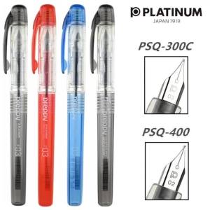 PLATINUM Japanese Platinum PSQC-400/PSQ300 Transparent Pen Student Character Practice Writing Practice Pen Fountain Pen2026