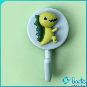 Baete Cartoon Sticky Hook Simple and Cute Little Hooks Bedroom Wall Hanging Coat Rack