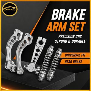 Motorcycle Rear Brake Arm Set CNC Alloy Bracket Spring Adjuster For Yamaha Honda