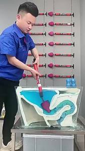 Penyedot Toilet Satu Pukulan Pembersih Toilet Penyumbatan Pipa Toilet Penyedot Toilet Penjualan Langsung Produsen